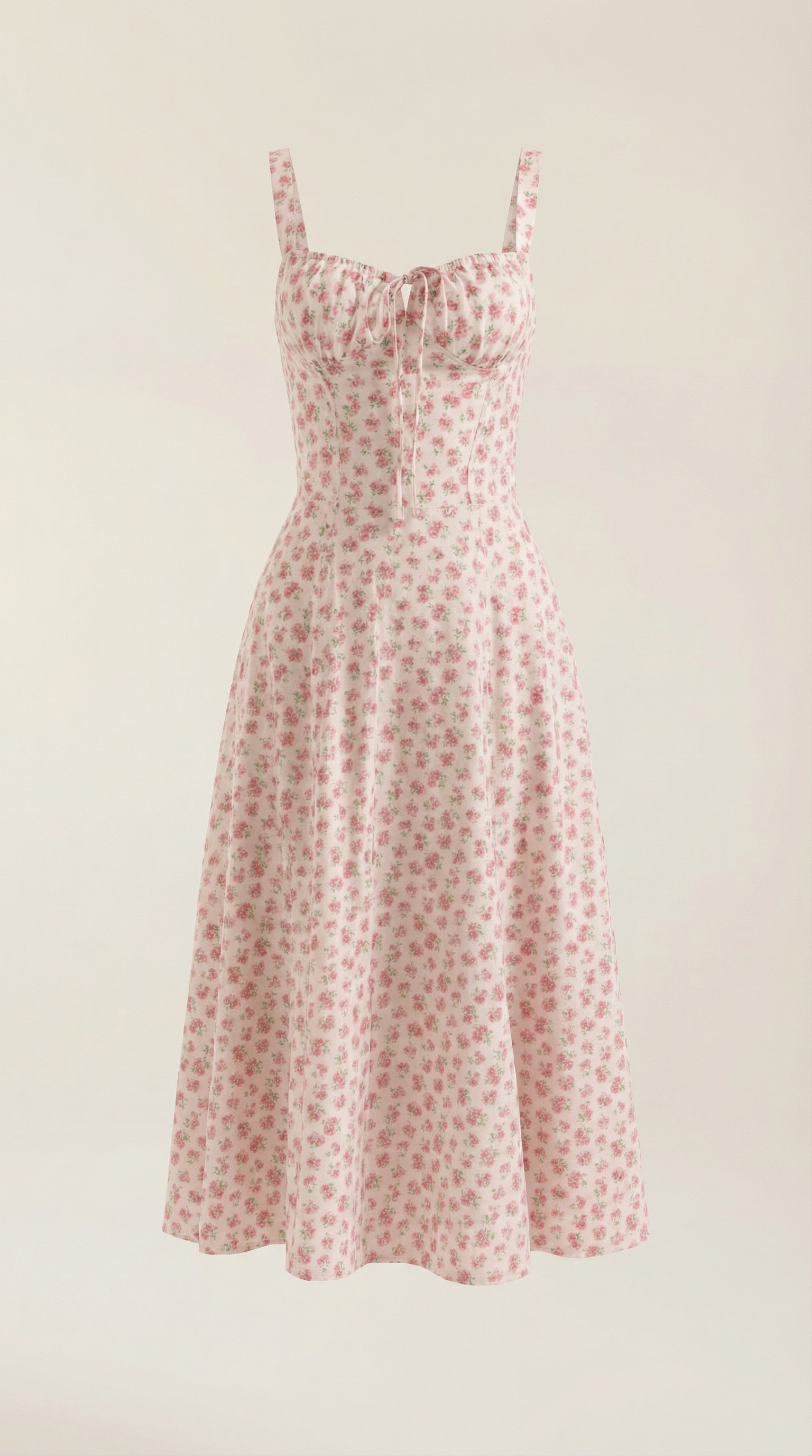 Women's Floral Midi Dress Sweetheart