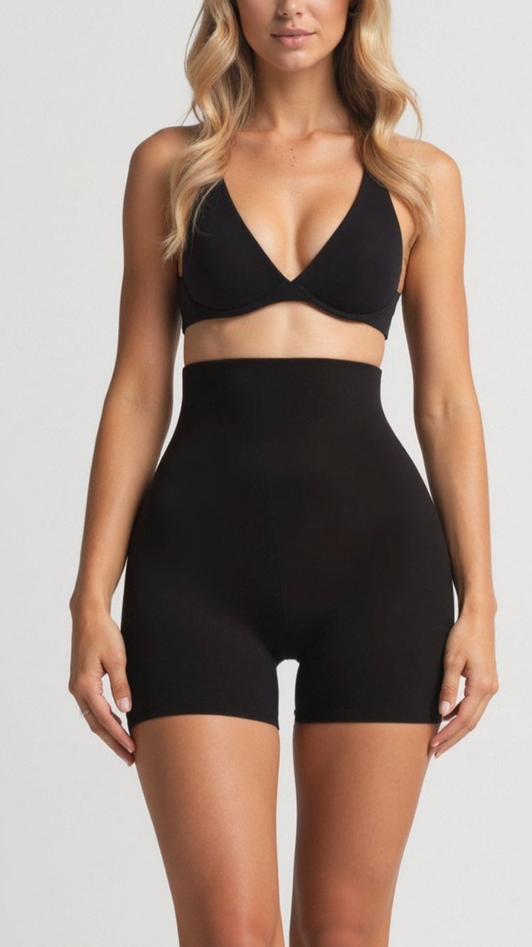 Women's Seamless High Waisted Mid-Thigh Shapewear Shorts