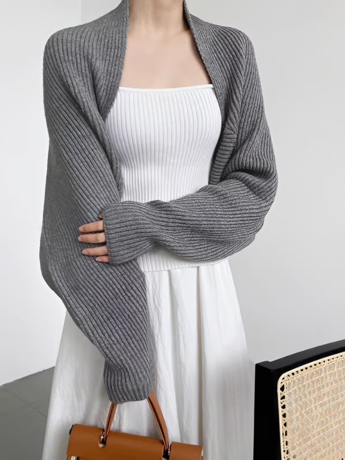 Women's Viscose Elastane Knit Shift Dress with Stretch and Relaxed Fit