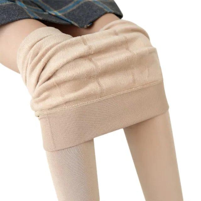 High Waist Fleece Lined Leggings with Four Way Stretch and Breathable Lining