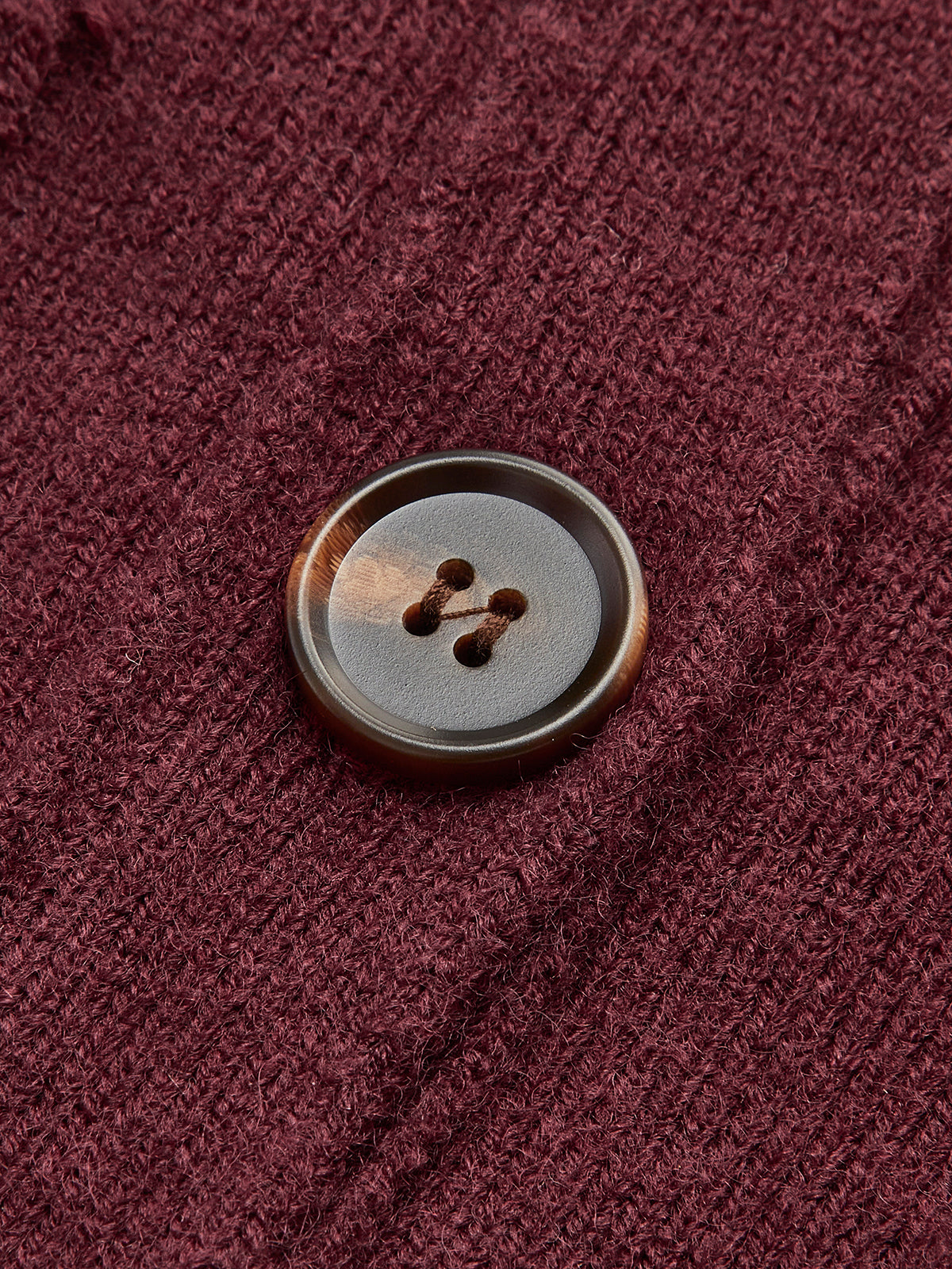 Button Front Knit Cardigan with Moderate Stretch and Hip Length Fit