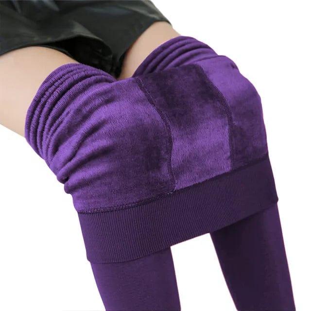 High Waist Fleece Lined Leggings with Four Way Stretch and Breathable Lining