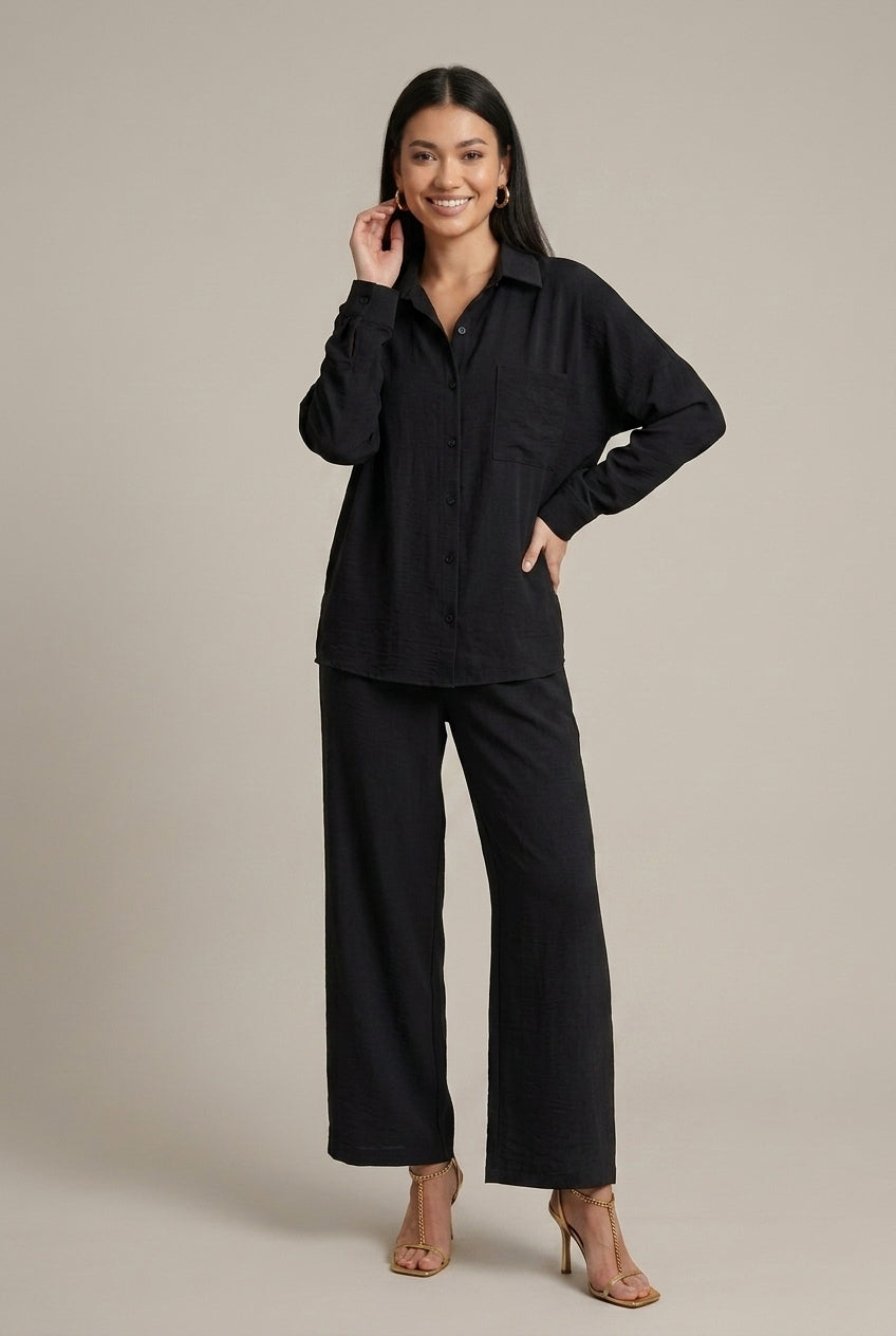 Women's Linen Two-Piece Set Oversized