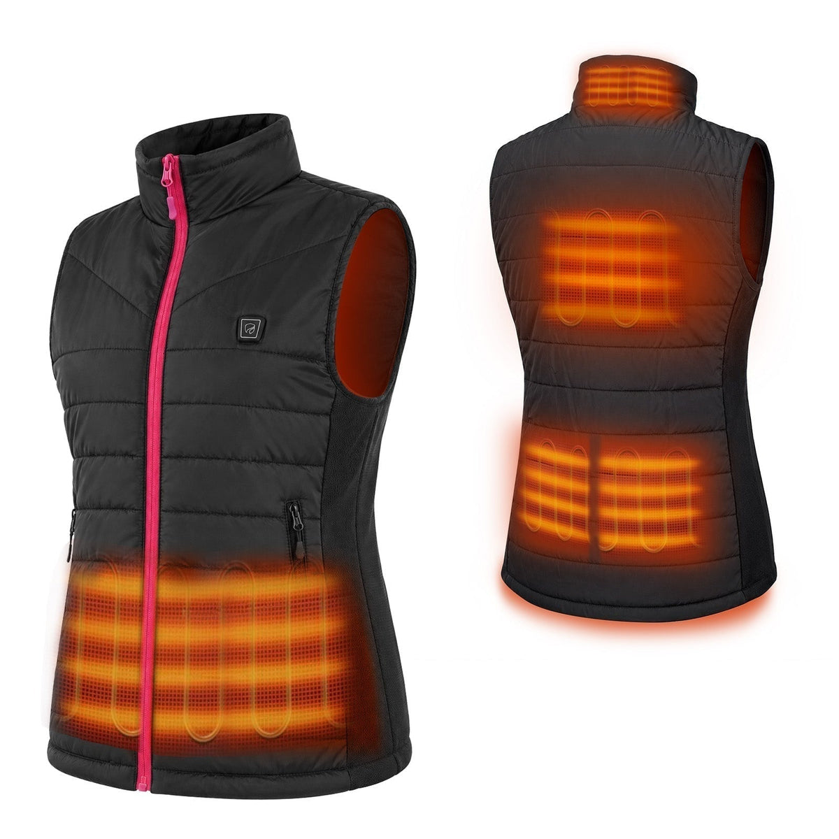 Women's Heated Vest with Six Zones and Adjustable Temperature, Machine Washable