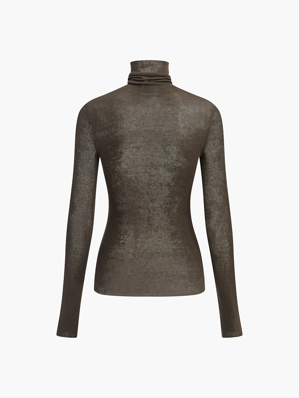 Wool Polyester Knit Top with Medium Stretch for Events and Everyday Wear