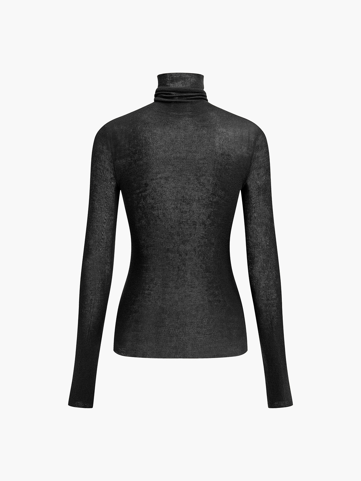 Wool Polyester Knit Top with Medium Stretch for Events and Everyday Wear